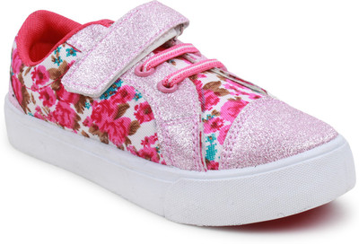 

Myau Boys & Girls Velcro Sneakers(Pink