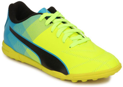 

Puma Boys & Girls Lace Running Shoes(Yellow, Safety yellow-atomic blue-blac