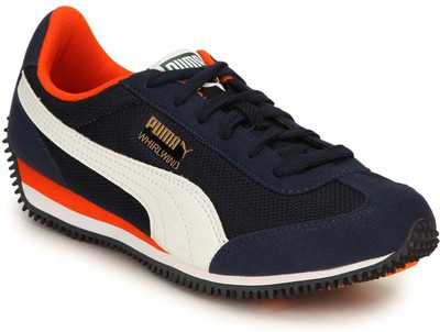 

Puma Boys & Girls Lace Running Shoes(Blue, Peacoat-white-grenadine