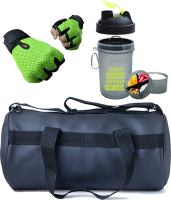 

Hyper Adam Heritage Look Gym Bag, Protein Shaker And Gym Glove With Wrist Support Combo(pack of 3) Gym & Fitness Kit