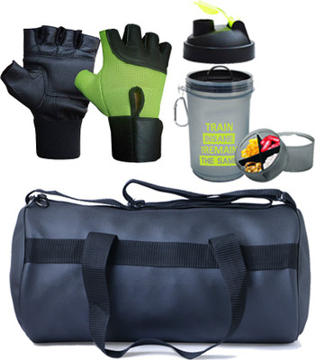

Hyper Adam Heritage Look Gym Bag, Protein Shaker And Gym Glove With Wrist Support Combo (pack of 3) Gym & Fitness Kit