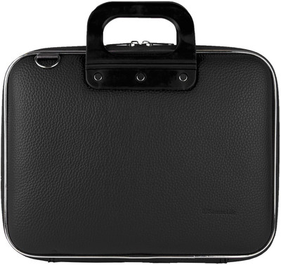 

cratos 13 inch Laptop Messenger Bag(Black, Brown)