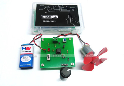 

INSIGNIA LABS DC MOTOR PWM BASED SPEED CONTROL PROJECT KIT FOR SCHOOL COLLEGE PROJECT(Multicolor)