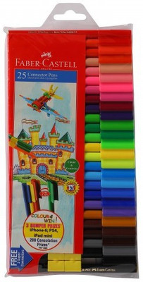 

Faber-Castell 25 Connector Pens(Set of 25, Asssorted)