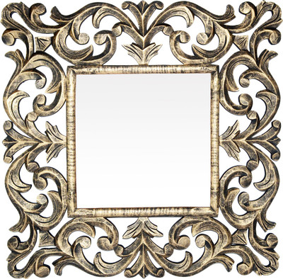 

The Urban Store TUS-MR-11 Decorative Mirror(Square Finish : Antique Gold)