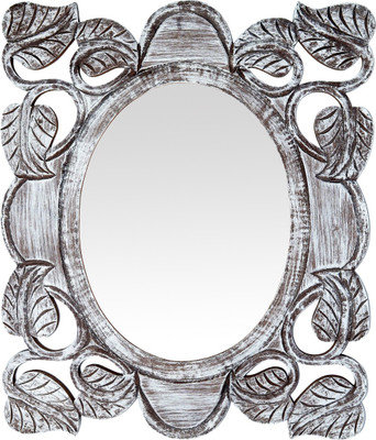 

The Urban Store TUS-MR-12 Decorative Mirror(Oval Finish : Antique White)