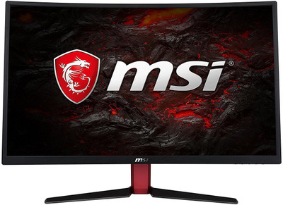 

MSI 27 inch Curved Full HD Monitor(Optix G27C2 27 inch,FHD/144Hz,300nits, VA panel,R1800,DVI+HDMI+DP,With Display Port Cable 1ms gaming), Black