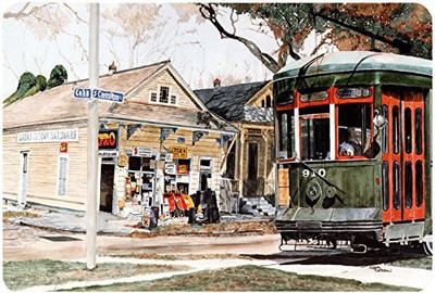 

Caroline's Treasures New Orleans Streetcar Mouse/Hot Pad/ Trivet - 8108MP Mousepad(Multicolor)