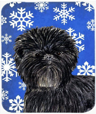 

Caroline's Treasures Affenpinscher Winter Snowflakes Holiday Mouse Pad/Hot Pad/Trivet - SS4649MP Mousepad(Multicolor)