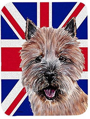 

Caroline's Treasures Norwich Terrier with English Union Jack British Flag Mouse Pad Hot Pad/Trivet - SC9877MP Mousepad(Multicolor)