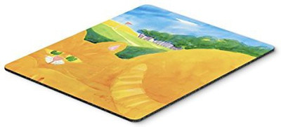 

Caroline's Treasures Orange Tabby Cat on The Green Golfer Mouse/Hot Pad/ Trivet - 6021MP Mousepad(Multicolor)