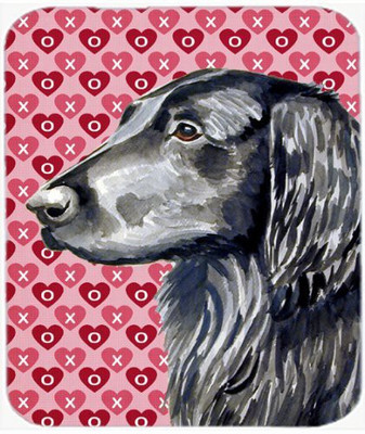 

Caroline's Treasures Flat Coated Retriever Hearts Love Valentine's Day Mouse/Hot Pad/ Trivet - LH9141MP Mousepad(Multicolor)