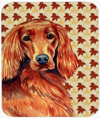 

Caroline's Treasures Irish Setter Fall Leaves Portrait Mouse/Hot Pad/ Trivet - LH9119MP Mousepad(Multicolor)