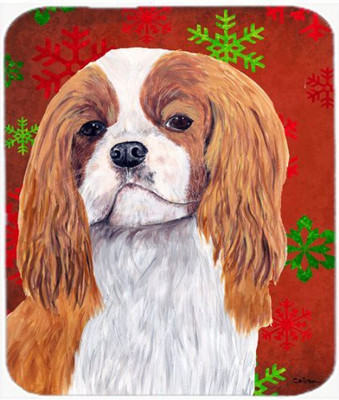 

Caroline's Treasures Cavalier Spaniel Red & Green Snowflakes Christmas Mouse/Hot Pad/ Trivet - SC9434MP Mousepad(Multicolor)