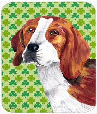 

Caroline's Treasures Beagle St. Patrick's Day Shamrock Portrait Mouse Pad/Hot Pad/Trivet - SC9289MP Mousepad(Multicolor)