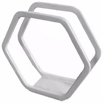 

JVS White-Hexa Napkin Holder White Napkins