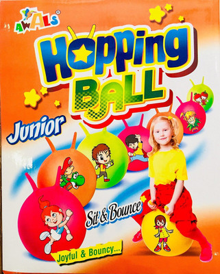 

Awals PRiQ Junior Hopping Ball For Kids - Sit & Bounce(Multicolor)