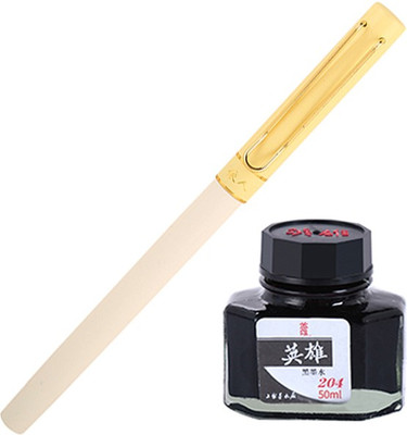 

Giftvenue Yiren 3581 Yellow Exclusive Designer Ink Pen Gift Set with Free Hero Ink Bottle(Pack of 2)