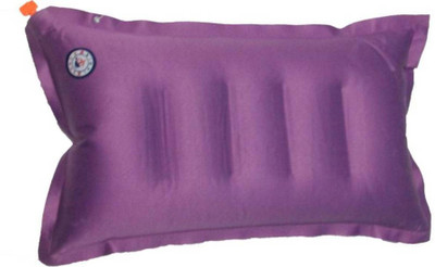 Shree India Polyester Travel Pillow Pack of 1 Solid(Purple)