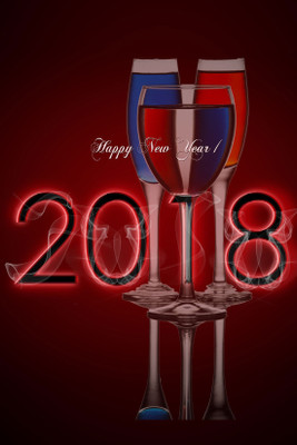

New Year Small Poster Fine Art Print(18 inch X 12 inch)
