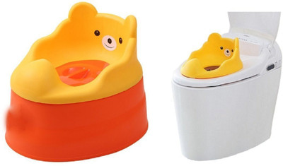 

Baby Bucket Premium Quality Adaptable Potty Training Seat Potty Box(Orange)