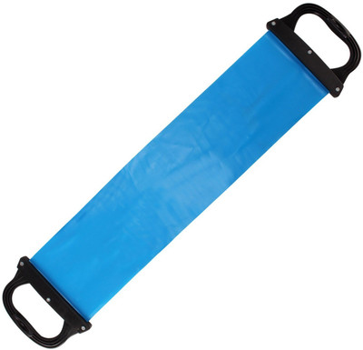 

FITSY Yoga Pilates Elastic Stretch Band with Handles Fitness Band(Blue, Pack of 1)