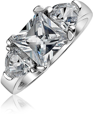 

Bling Jewelry Sterling Silver Cubic Zirconia Rhodium Plated Ring