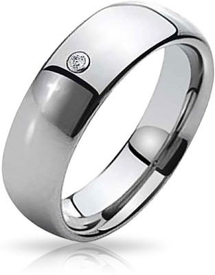 

Bling Jewelry Tungsten Cubic Zirconia Ring, Silver