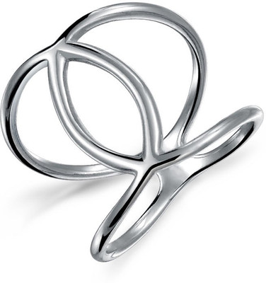 

Bling Jewelry Sterling Silver Sterling Silver Plated Ring, Grey
