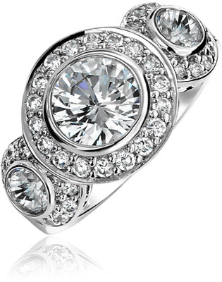 

Bling Jewelry Sterling Silver Cubic Zirconia Sterling Silver Plated Ring