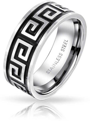 

Bling Jewelry Silver Ring, Black