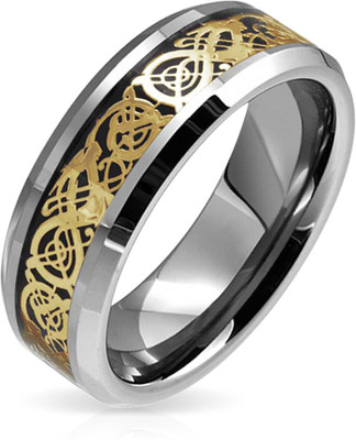 

Bling Jewelry Tungsten Gold-plated Plated Ring, Yellow