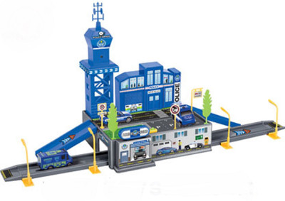 

Montez Police Station Parking Set With Siren Sound