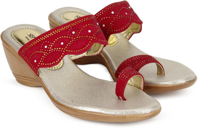 

Senorita by Liberty Women CHERRY Wedges