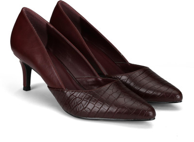 

Allen Solly Women BURGUNDY Heels