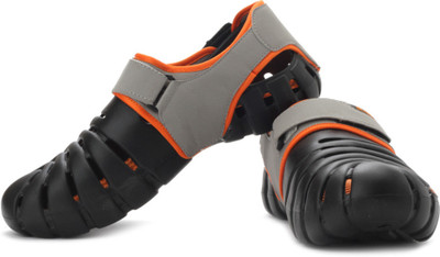 

Globlite Men Black Sports Sandals