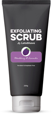 

LetsShave Exfoliating Scrub (BlackBerry) - 200 gm Scrub(200 g)