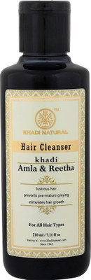 

Khadi Natural Amla and Reetha(210 ml)