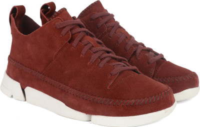

Clarks Trigenic Flex Nut Brown Sneakers For Men(Maroon