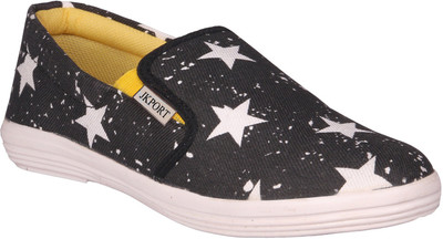 

JK Port Men New Casual Canvas Shoes For Men(Black