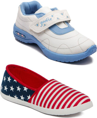 

Asian Women shoes pack of 2 Casuals For Women(Multicolor