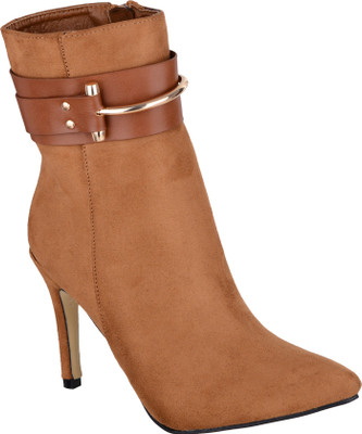 

Shuz Touch Boots For Women(Khaki, Camel