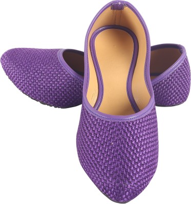 

DFR Ethnic Jute Jutis For Women(Purple, 01 purple