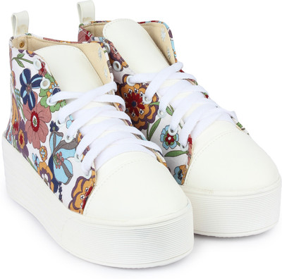 

Shoetopia Sneakers For Women(Multicolor, White