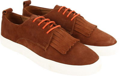 

United Colors of Benetton LEATHER SUEDE SHOE For Women(Brown, 901