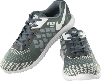 

Tapps RUN Men's Sports Shoes Running Shoes For Men(Multicolor, Dark grey and white