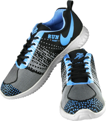

Tapps Run Men's Sports Shoes Running Shoes For Men(Multicolor, Black and sky blue