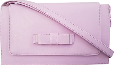 Toteteca Bag Works Women Formal Purple PU Sling Bag