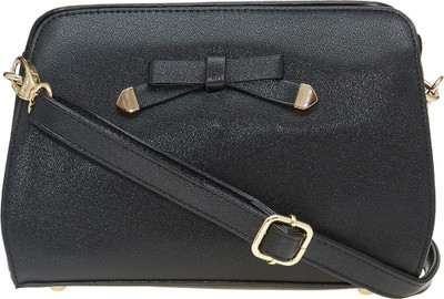 

Satchel Bags Women Casual Black PU Sling Bag