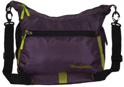 Wood Pecker Boys & Girls Casual Purple Polyester Sling Bag